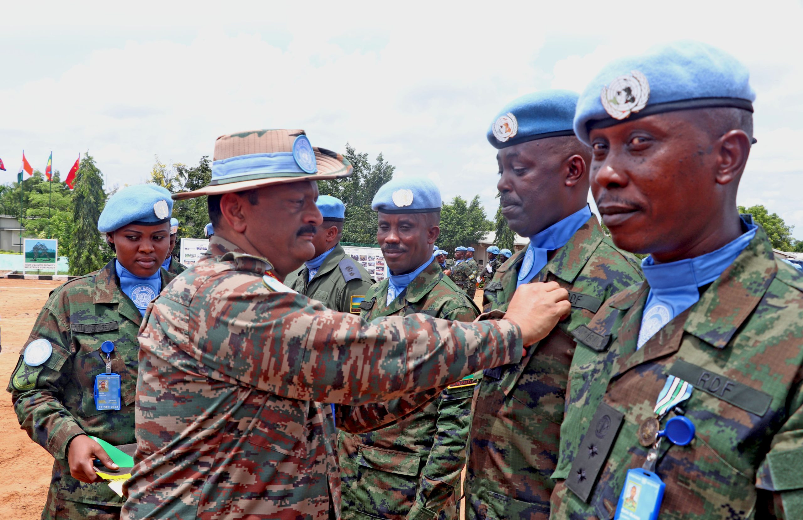 Rwandan Peacekeepers Under Unmiss Decorated With Un Medals Taarifa Rwanda