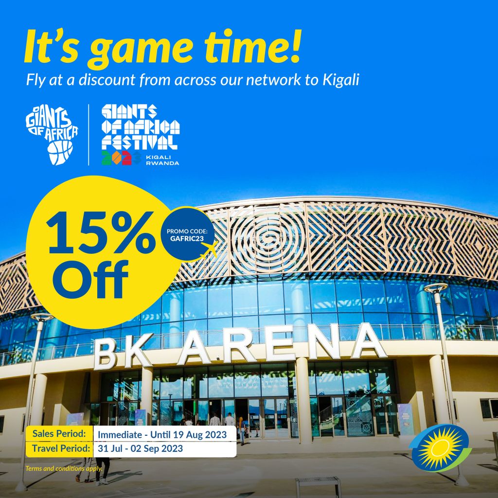 RwandAir Celebrates Star-studded Giants Of Africa Festival With super-sized Seat Sale