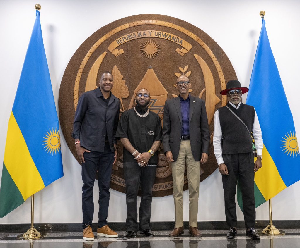 Davido in Rwanda to Perform At Giants of Africa Festival