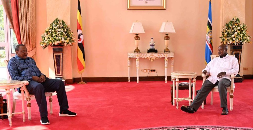 Uhuru Kenyatta In Kampala For Talks With Museveni
