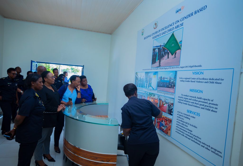 Minister Uwamariya visits Regional Centre of Excellence on GBV and Child Abuse