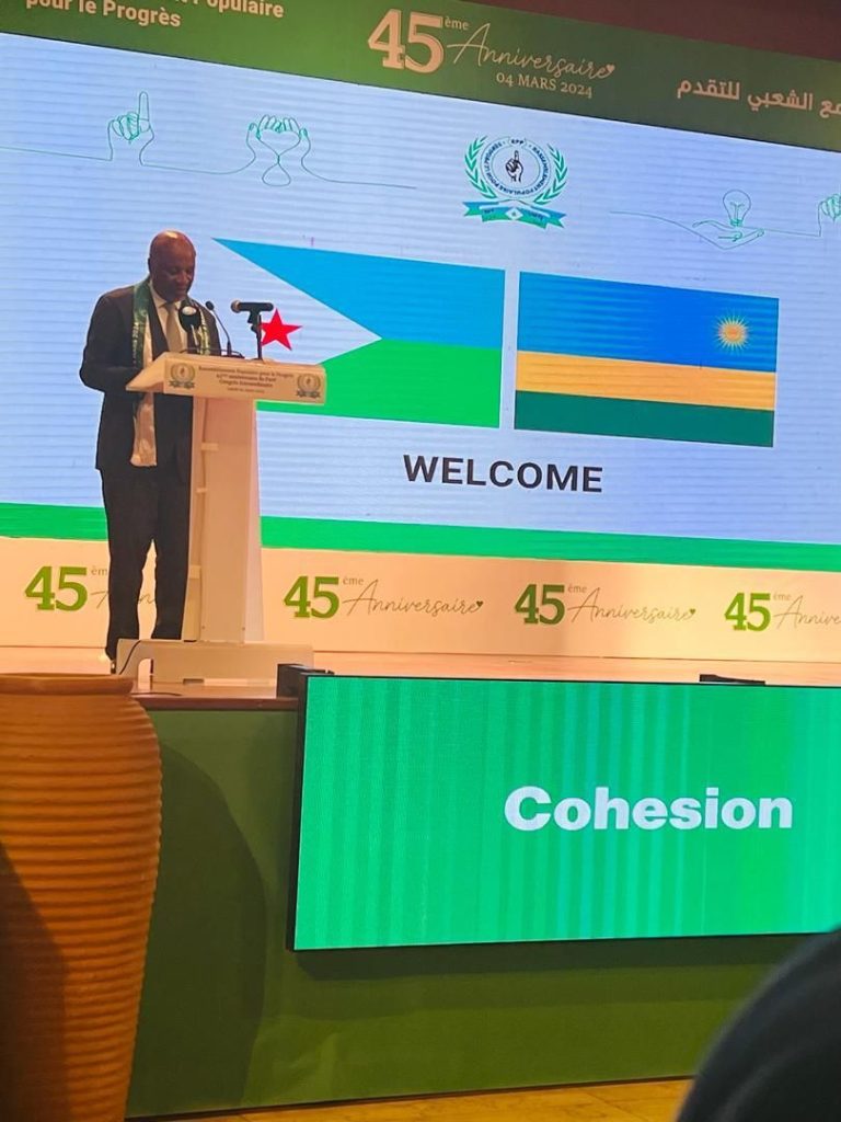 RPF-Inkotanyi Delegation Attends Djibouti’s RPP Extraordinary Congress
