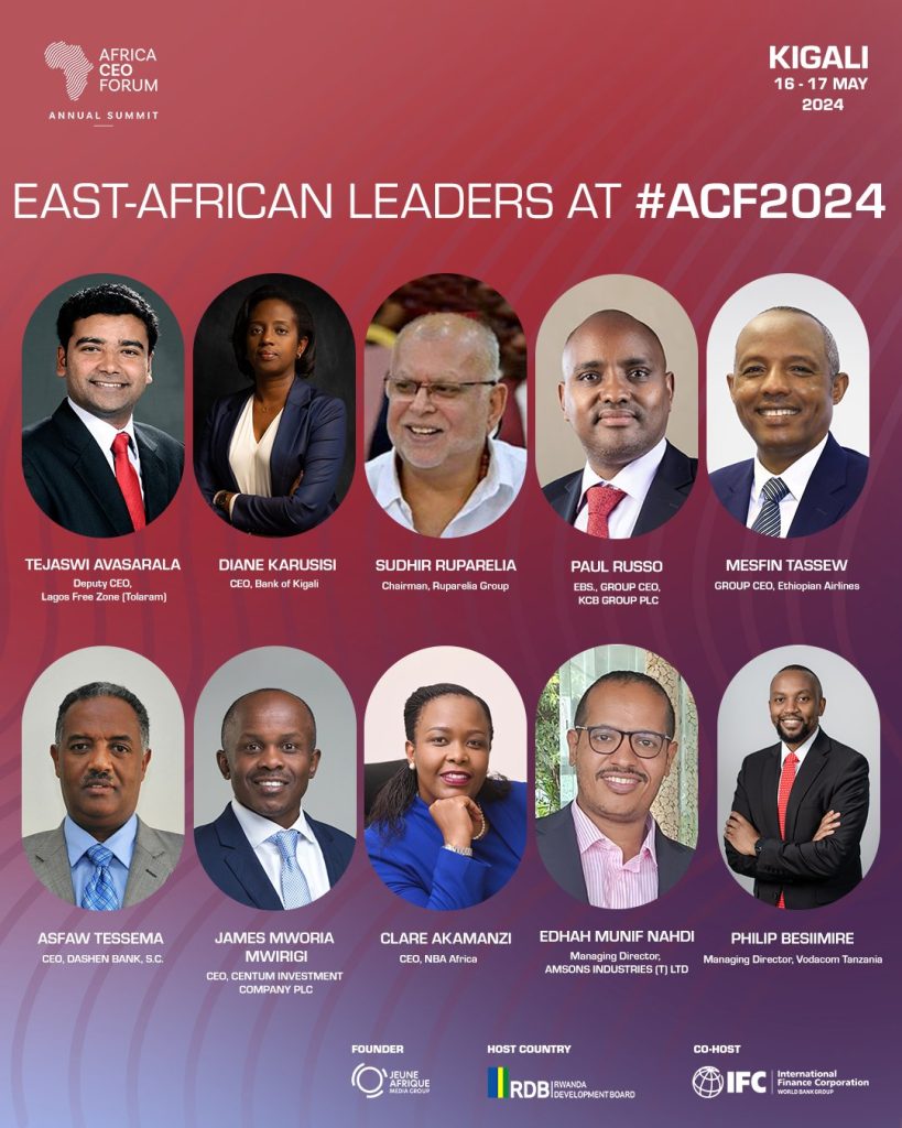 Africa CEO Forum to Tackle Continent’s Transformative Agendas in Kigali Summit