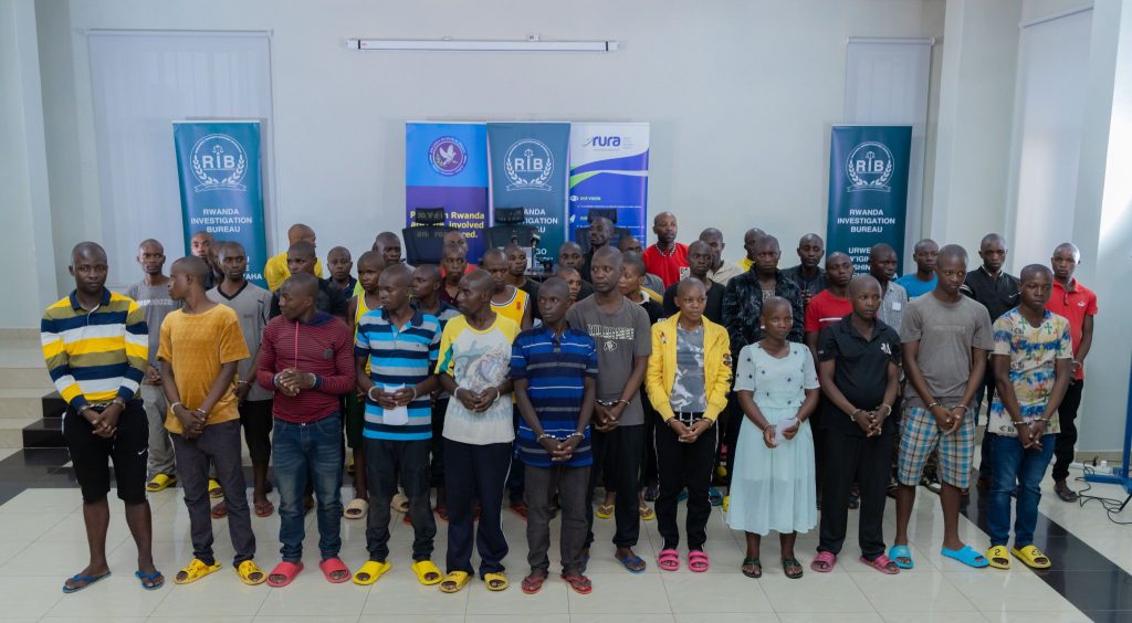45 Suspected Fraudsters Arrested in Major Operation by RIB and Rwanda Police