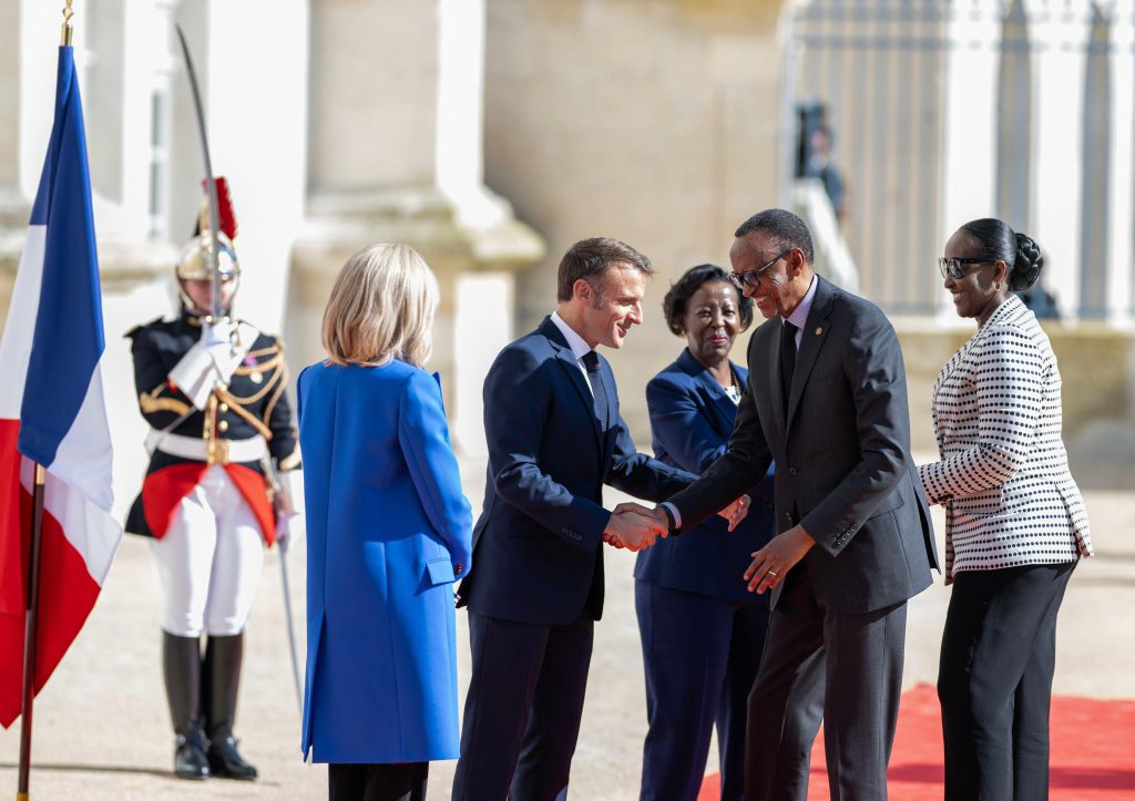 Kagame Joins French Leaders for Diplomatic Dinner Ahead of Francophonie Summit