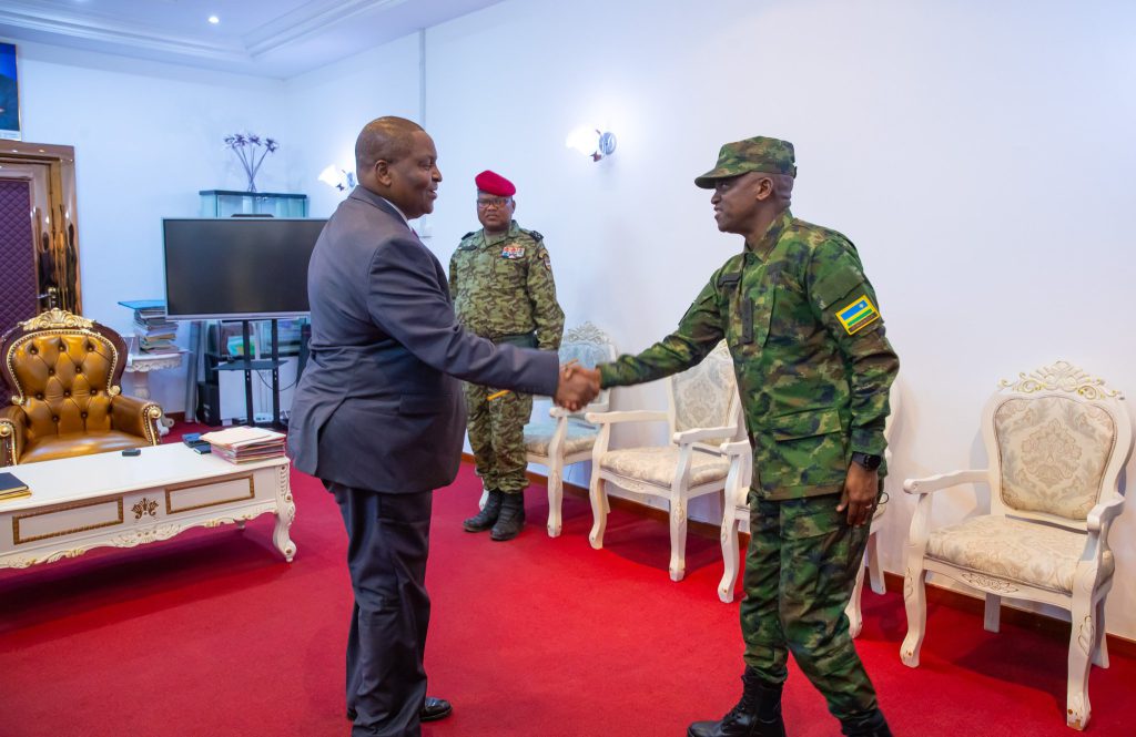 President Touadéra Engages RDF Delegation on Strengthening Rwanda-CAR Defence Cooperation