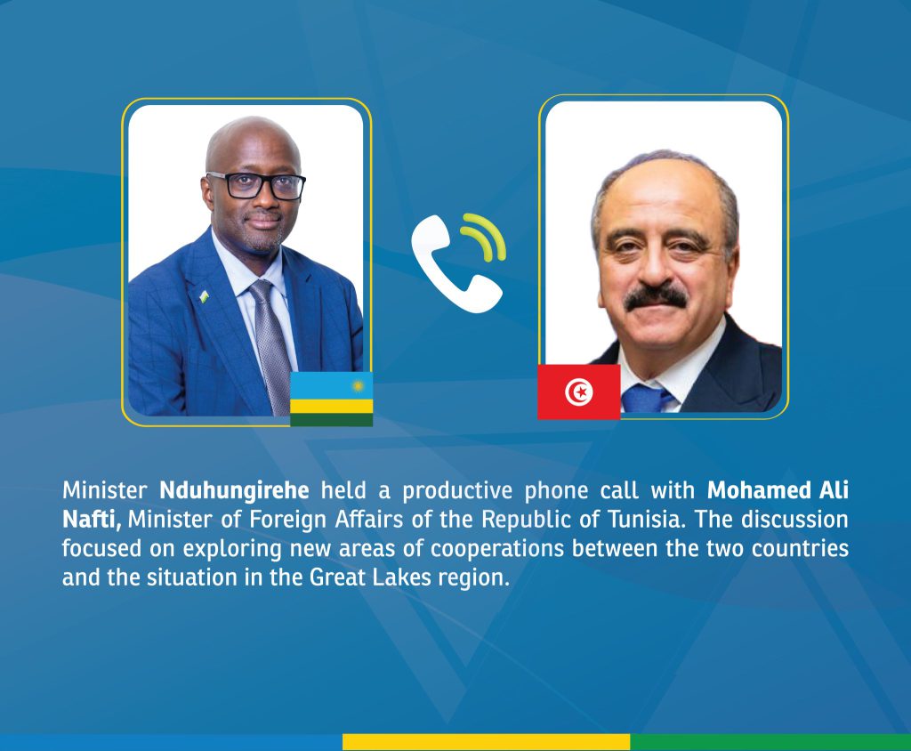 Rwanda and Tunisia Explore Stronger Bilateral Ties Amid Regional Tensions