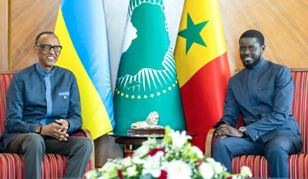 Kagame and Faye Discuss Regional Peace and Rwanda-Senegal Ties