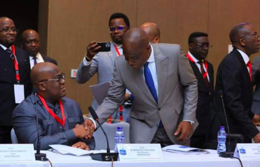 President Tshisekedi Meets His Critic Fayulu