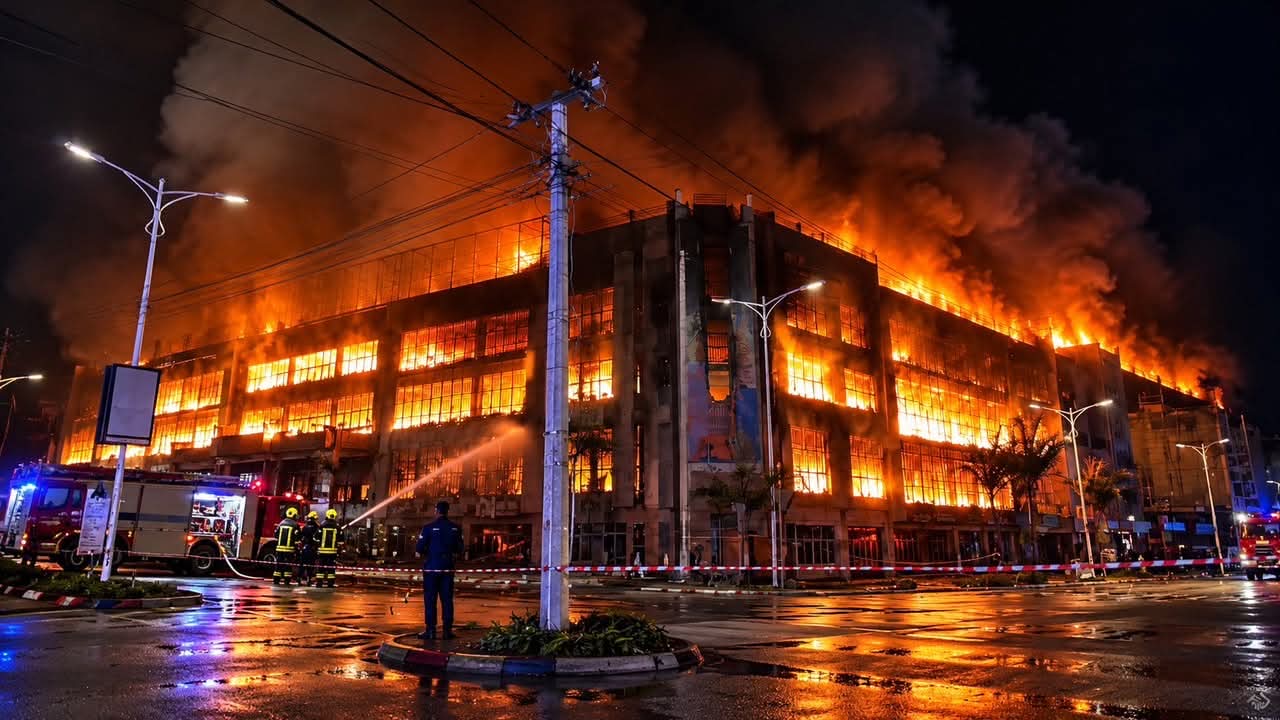 Rwanda: Government pledges support to rebuild fire-damaged market